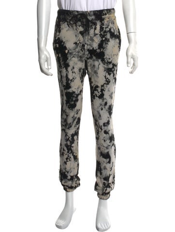 Pre-owned Cotton Citizen Tie-dye Print Joggers In Black