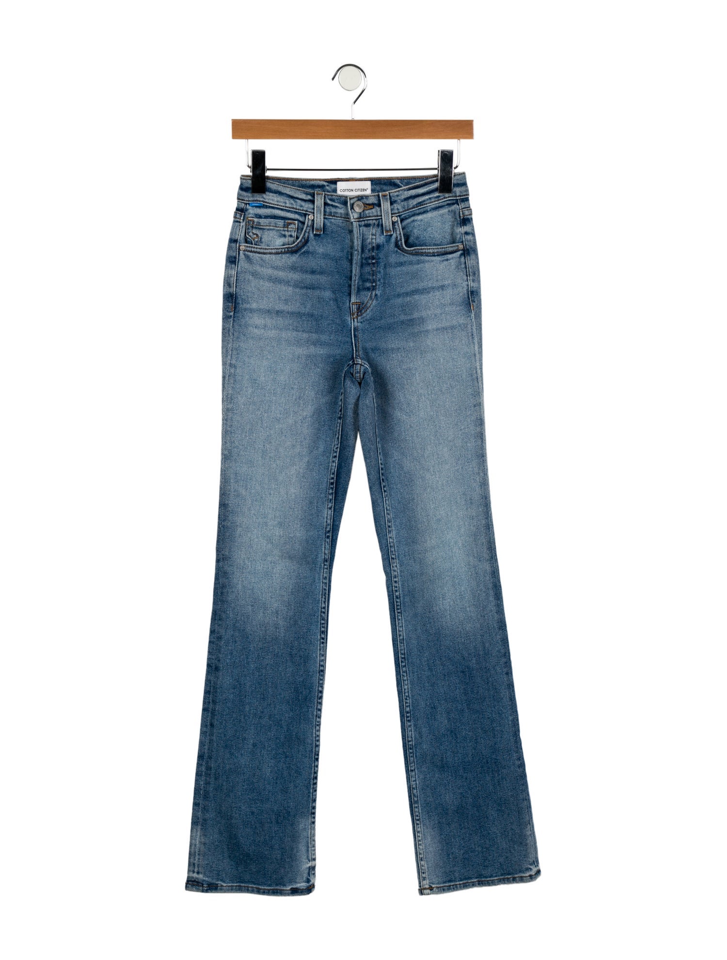Cotton Citizen Mid-Rise Straight Leg Jeans