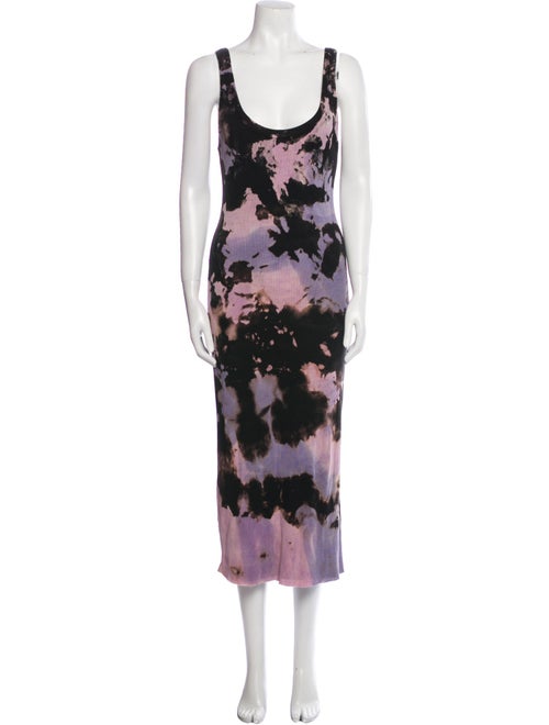 Cotton Citizen Tie-Dye Print Long Dress