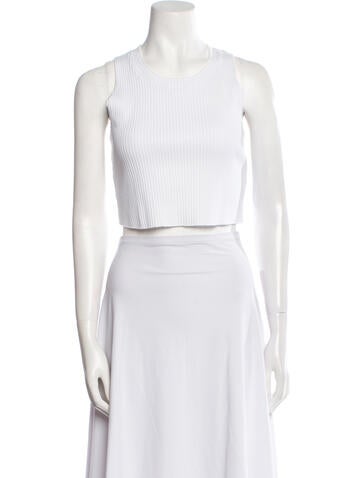 Cotton Citizen Tops Crew Neck Sleeveless Crop Top M