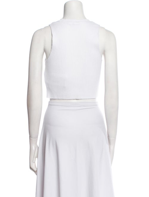 Cotton Citizen Crew Neck Sleeveless Crop Top