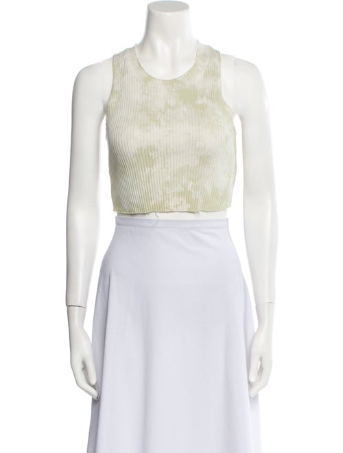 Cotton Citizen Scoop Neck Sleeveless Crop Top