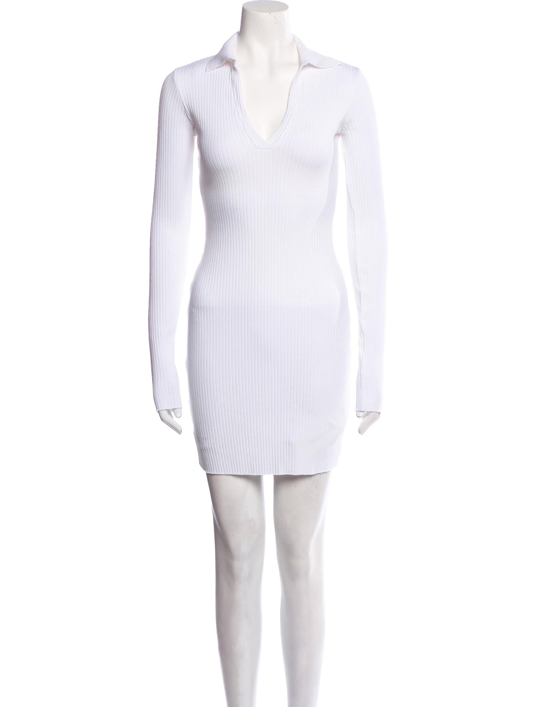 Cotton Citizen V-Neck Mini Dress