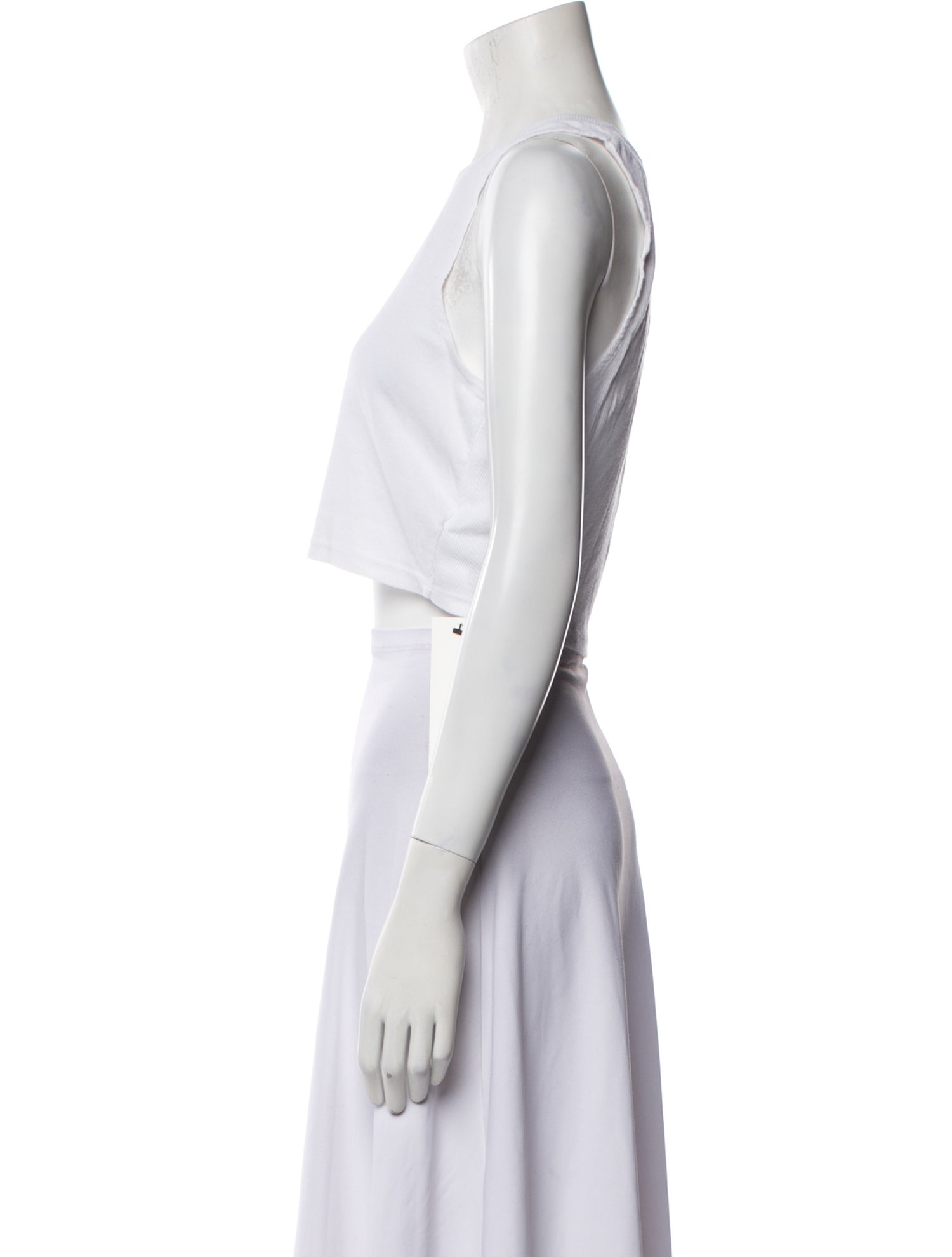 Cotton Citizen Crew Neck Sleeveless Crop Top