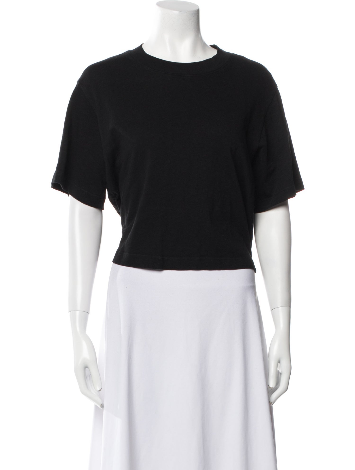 Cotton Citizen Crew Neck Short Sleeve Crop Top