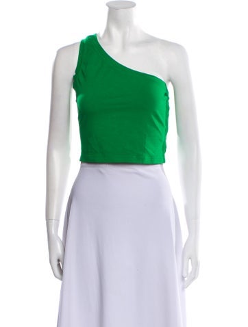 Cotton Citizen Tops One-Shoulder Sleeveless Crop Top S