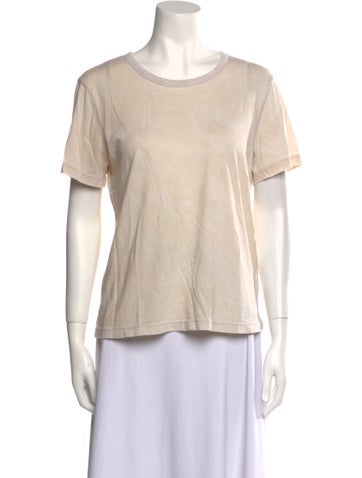 Cotton Citizen Tops Scoop Neck Short Sleeve T-Shirt L