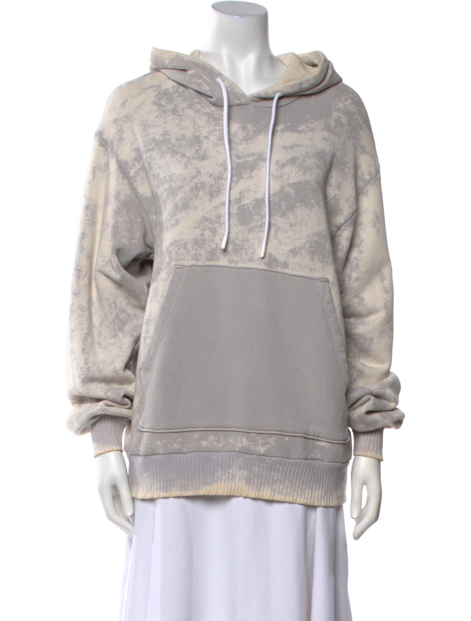 Cotton Citizen Tie-Dye Print Cowl Neck Sweatshirt