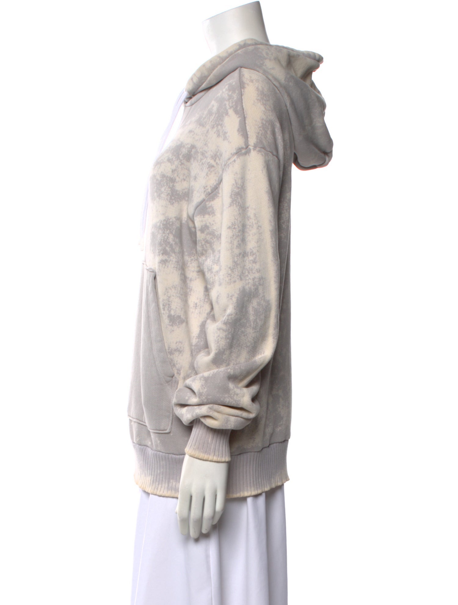 Cotton Citizen Tie-Dye Print Cowl Neck Sweatshirt