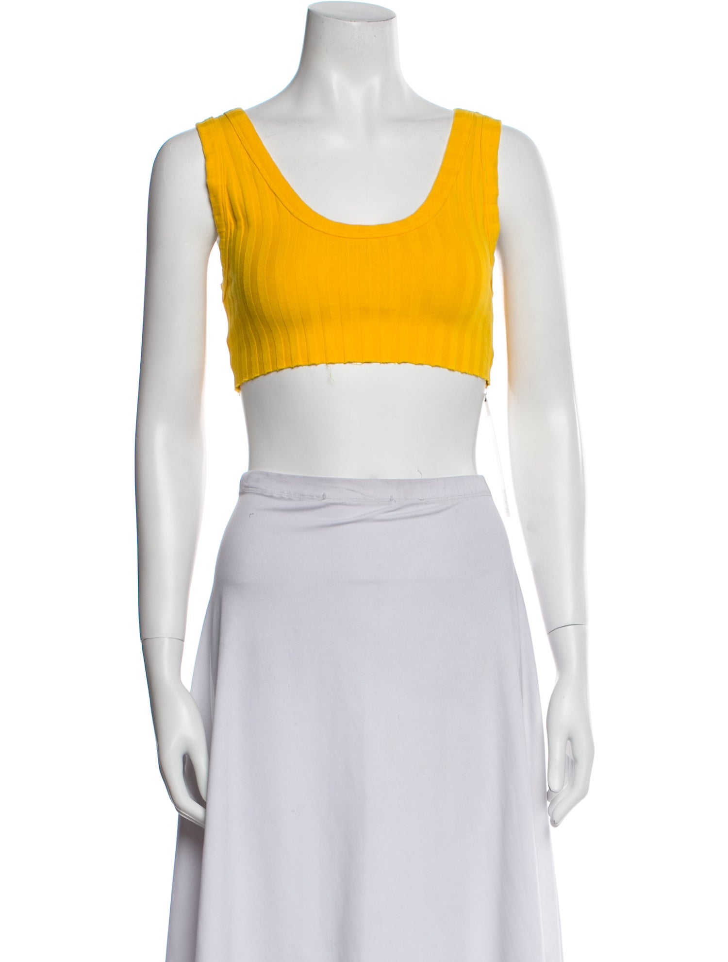 Cotton Citizen Scoop Neck Sleeveless Crop Top