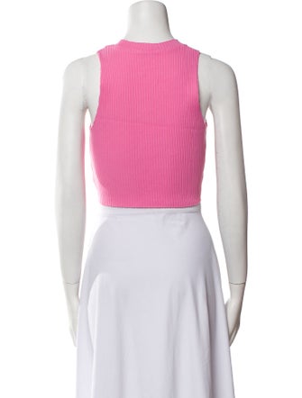 Cotton Citizen Crew Neck Sleeveless Crop Top