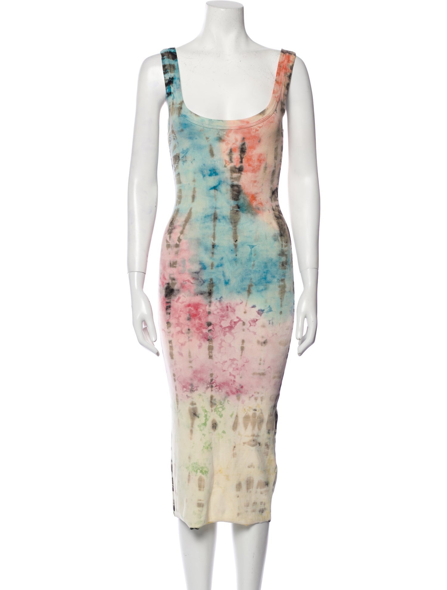 Cotton Citizen Tie-Dye Print Midi Length Dress w/ Tags