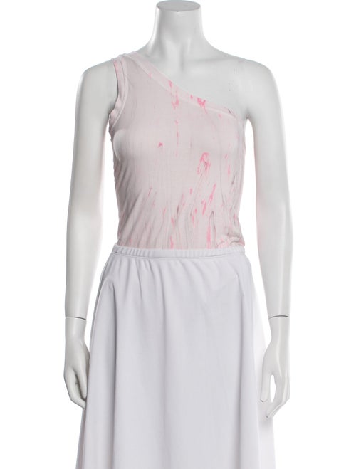 Cotton Citizen One-Shoulder Sleeveless Crop Top