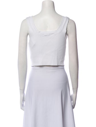 Cotton Citizen Square Neckline Sleeveless Crop Top