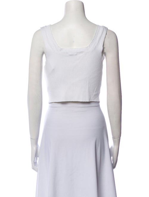 Cotton Citizen Square Neckline Sleeveless Crop Top