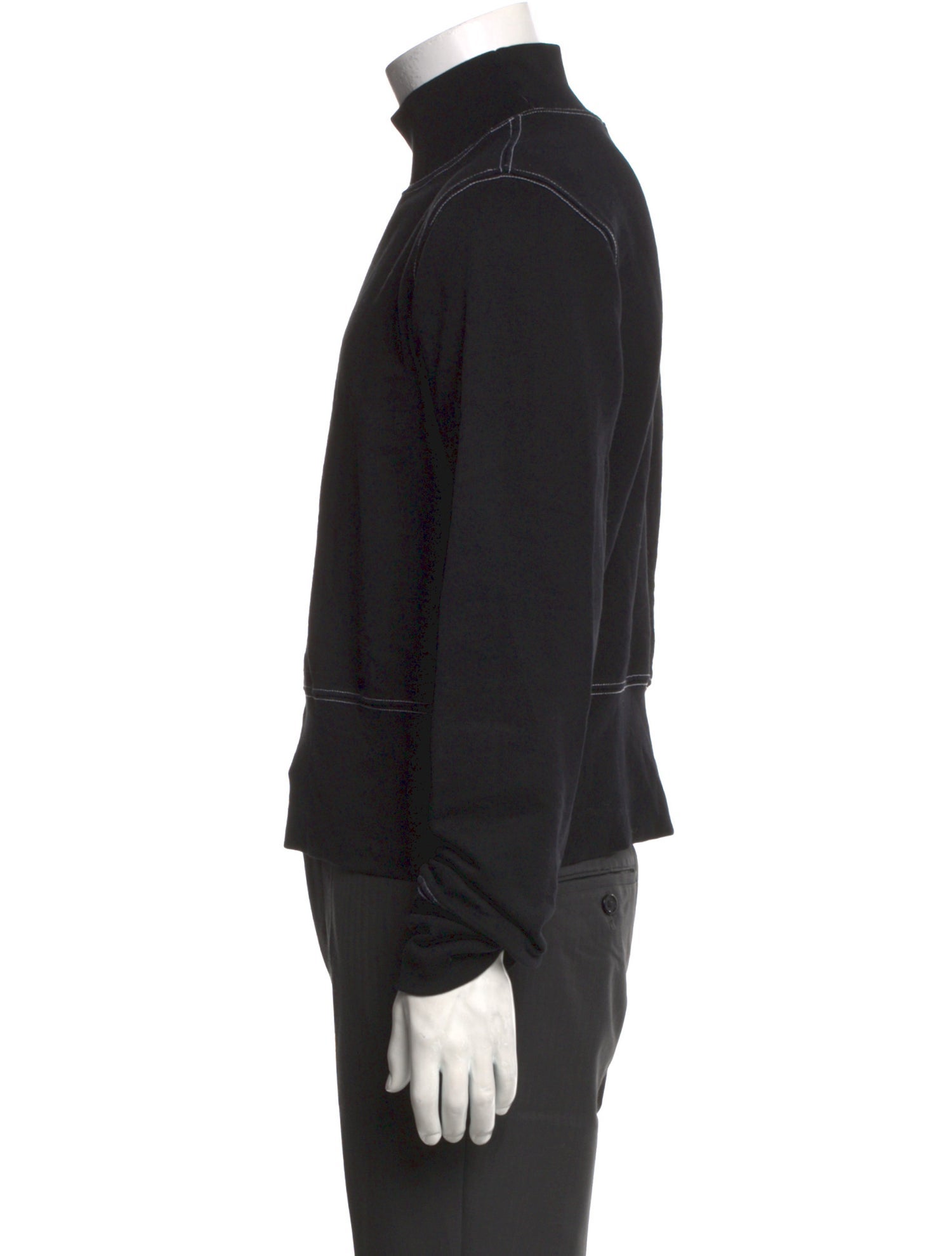 Cotton Citizen Mock Neck Long Sleeve Sweatshirt