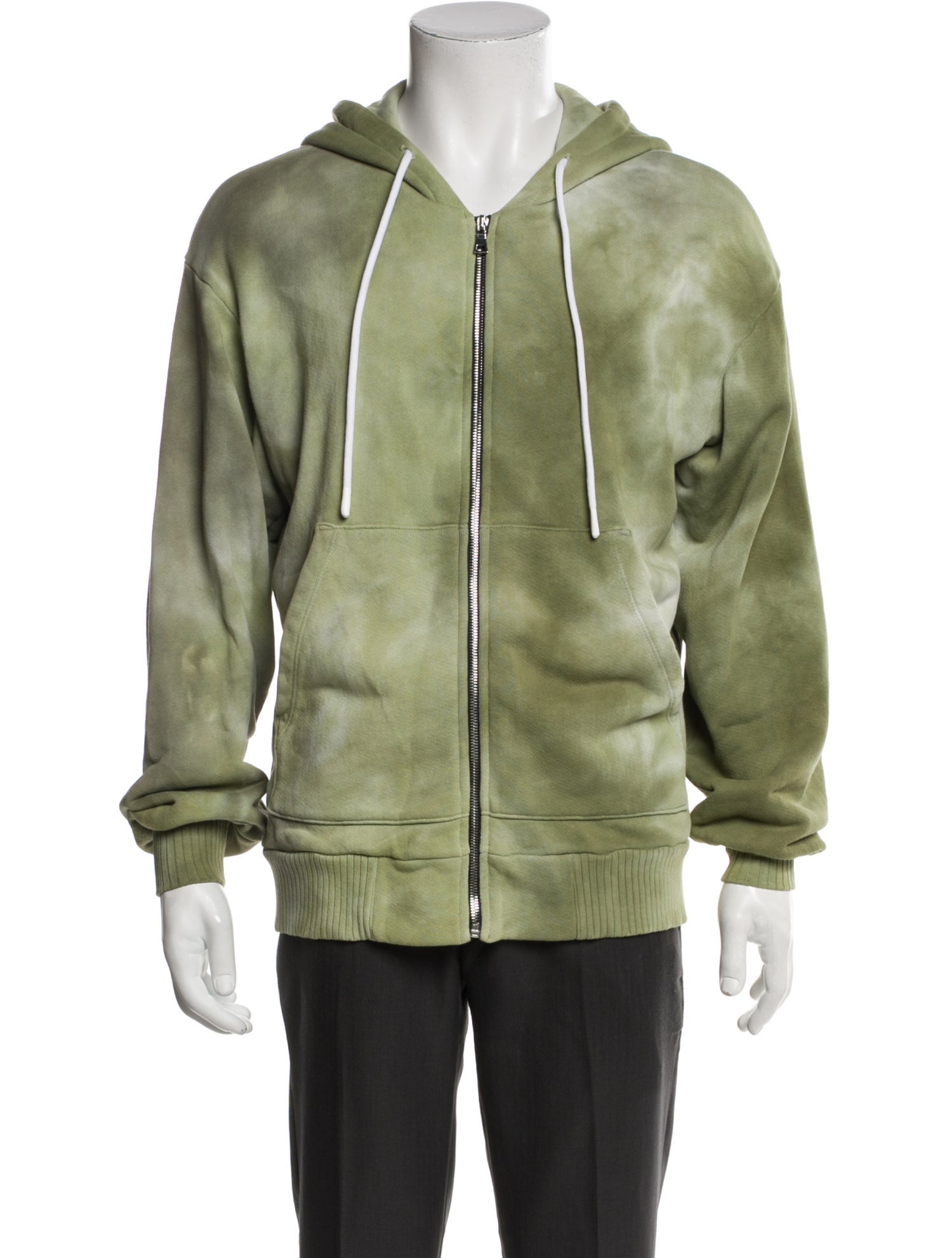 Cotton Citizen Tie-Dye Print V-Neck Hoodie