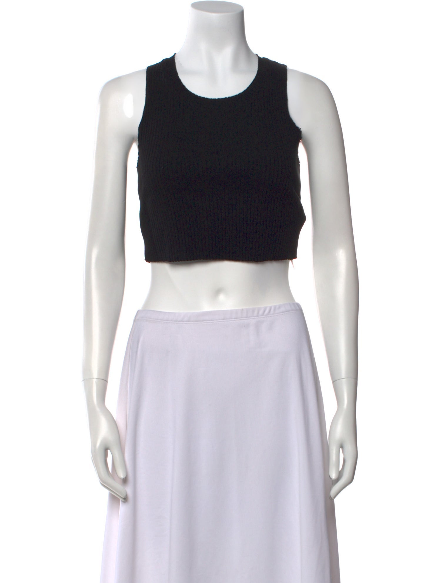 Cotton Citizen Crew Neck Sleeveless Crop Top