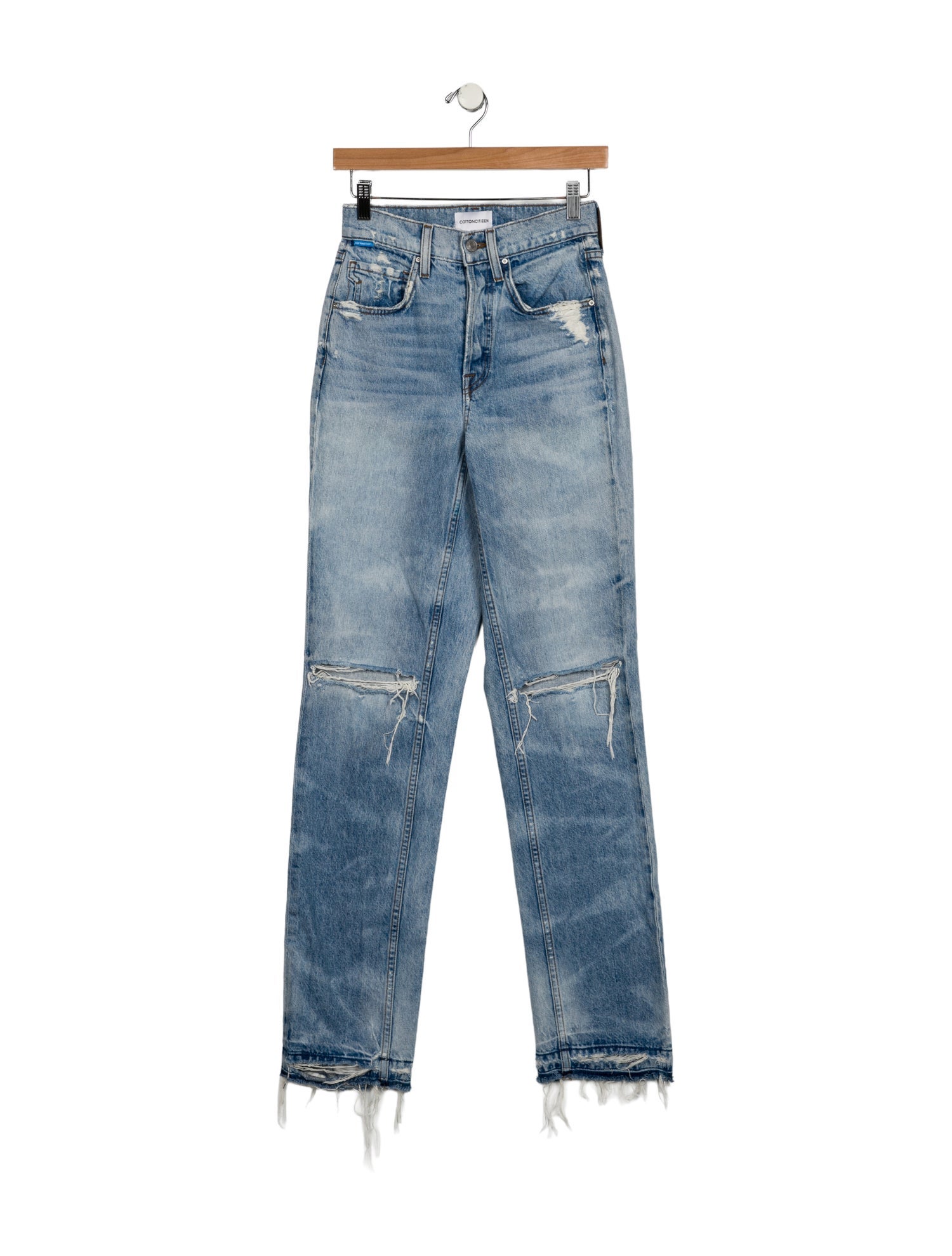 Cotton Citizen Mid-Rise Straight Leg Jeans