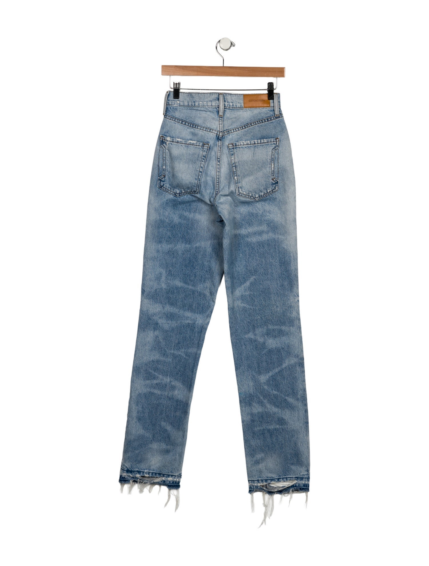 Cotton Citizen Mid-Rise Straight Leg Jeans