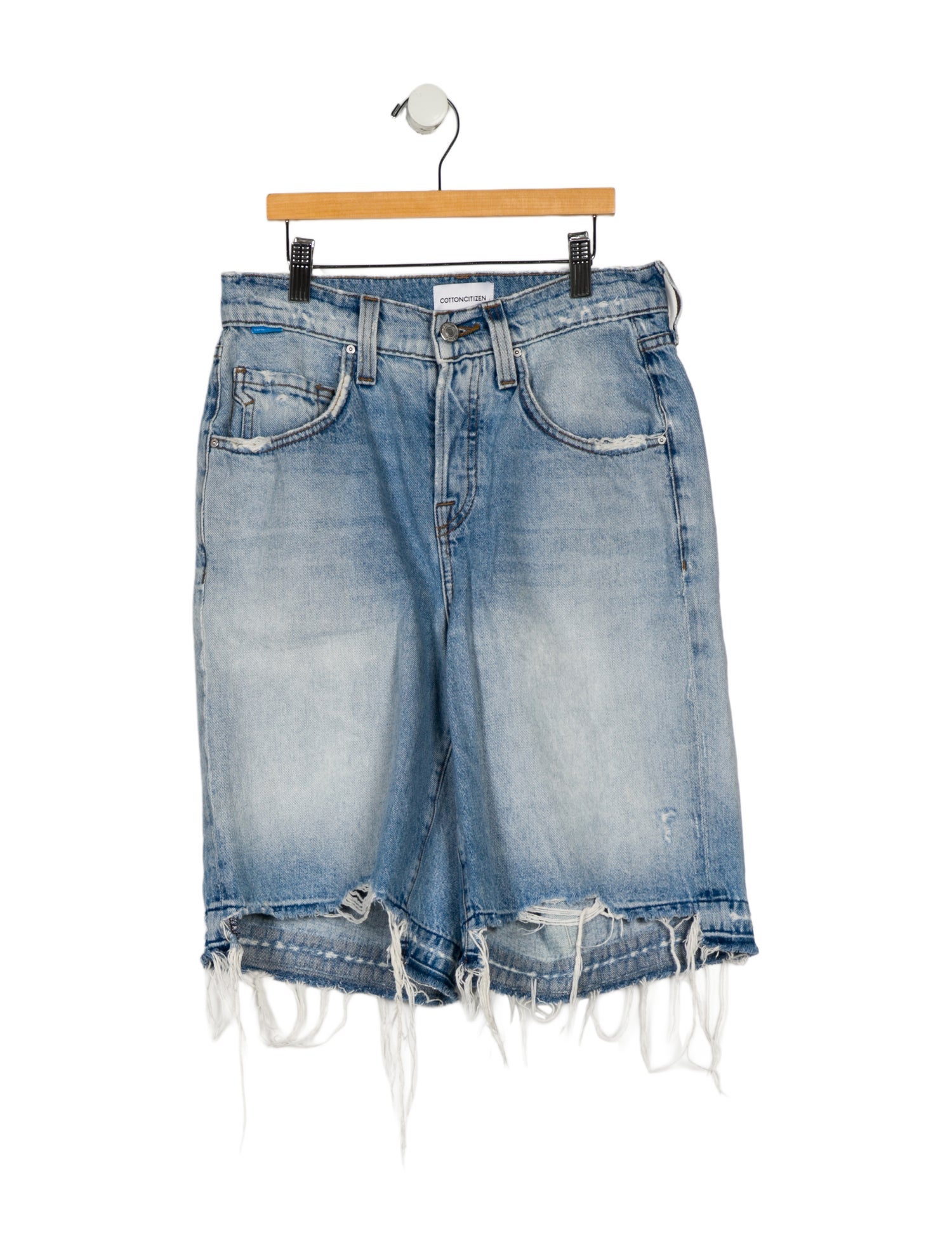 Cotton Citizen Mid-Rise Wide Leg Jeans