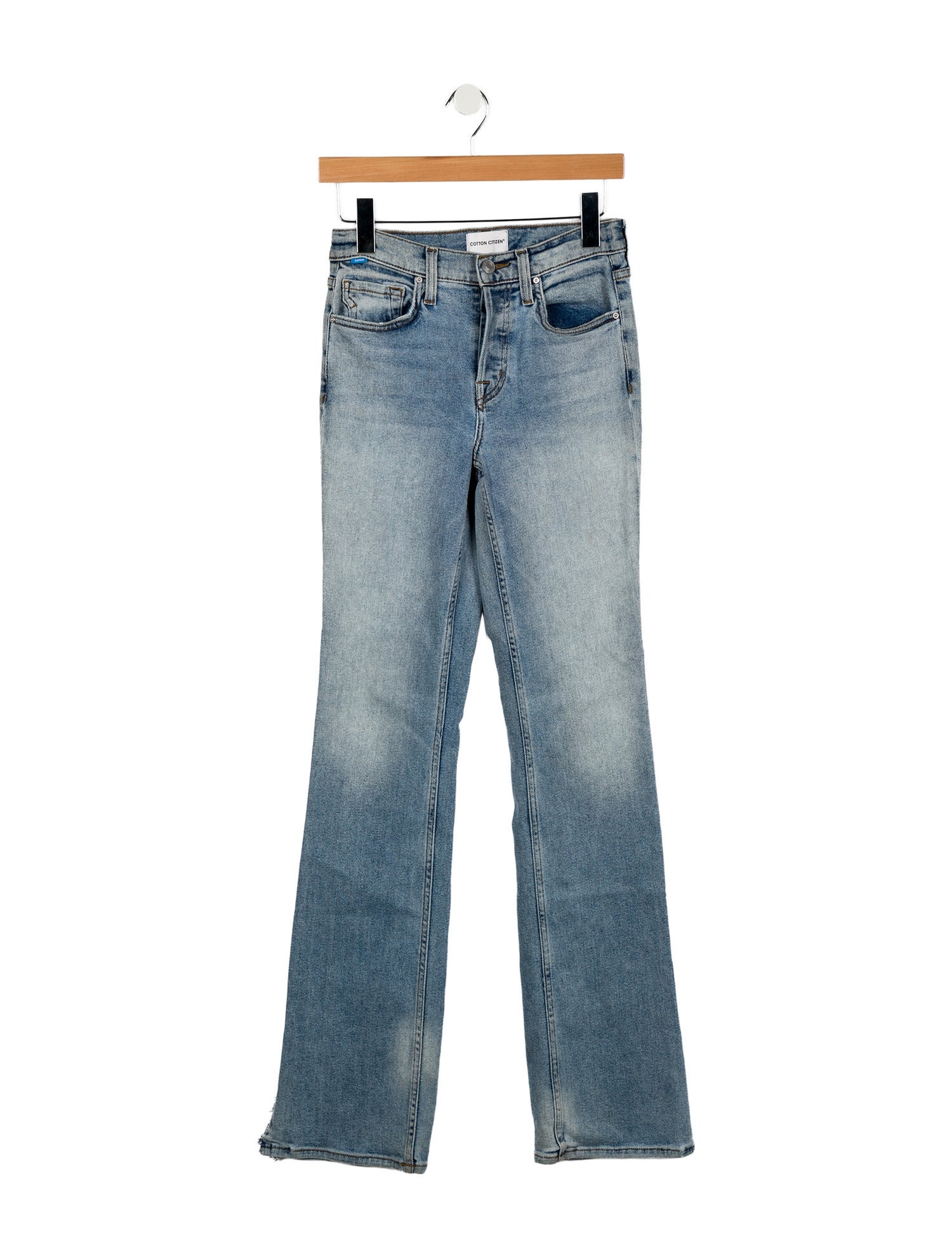 Cotton Citizen Mid-Rise Straight Leg Jeans