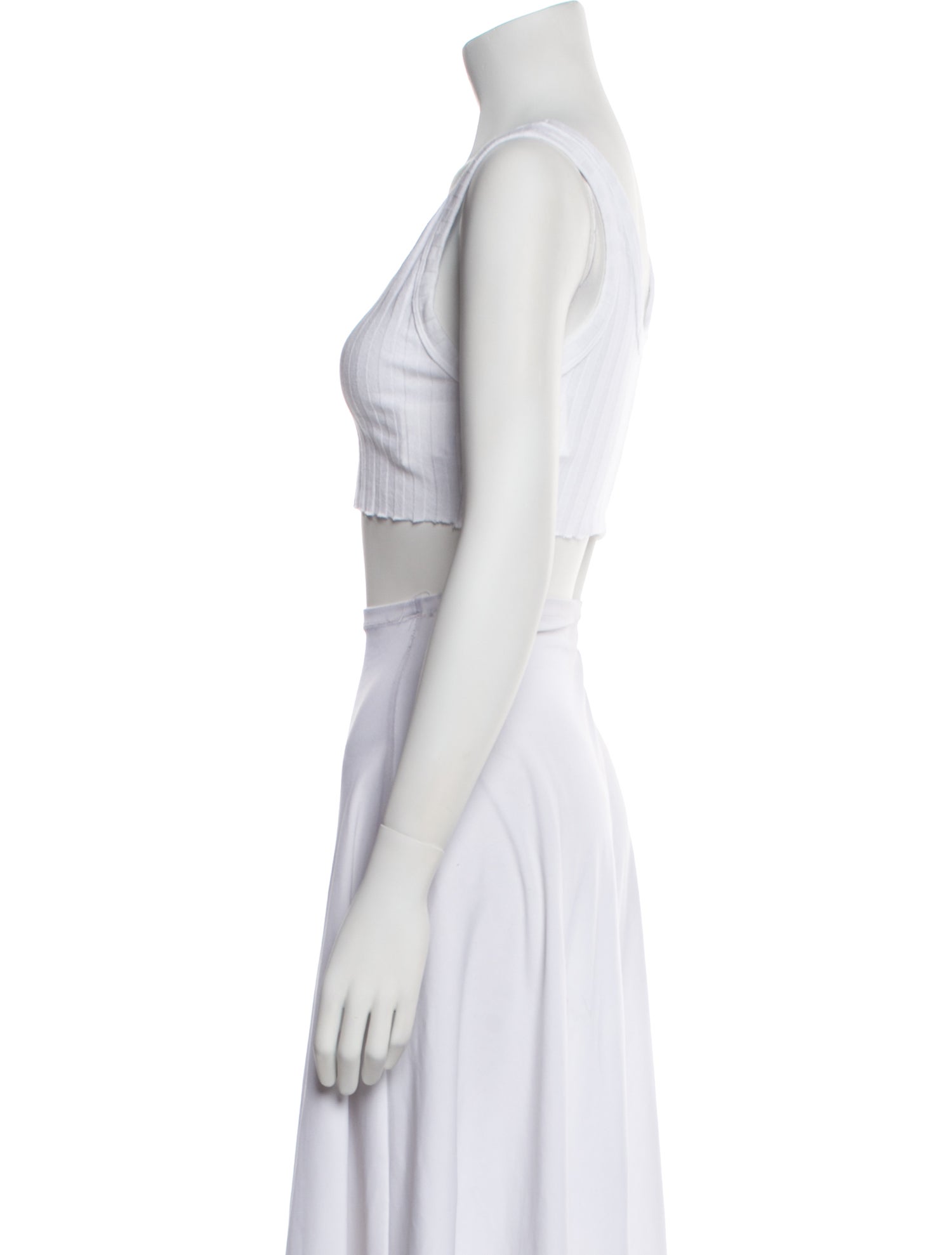 Cotton Citizen Scoop Neck Sleeveless Crop Top