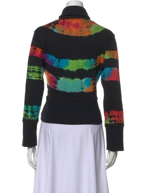 Cotton Citizen Tie-Dye Print Cowl Neck Sweatshirt
