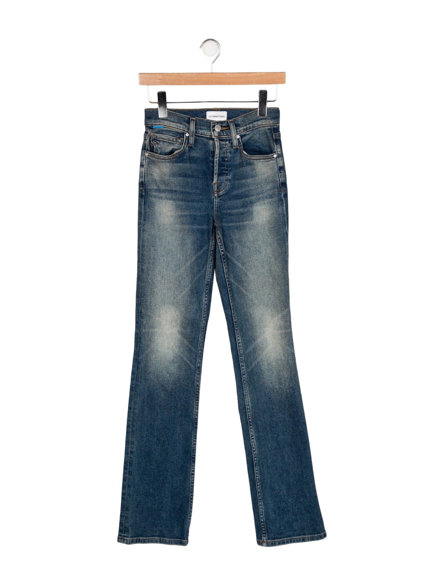 Cotton Citizen Mid-Rise Straight Leg Jeans