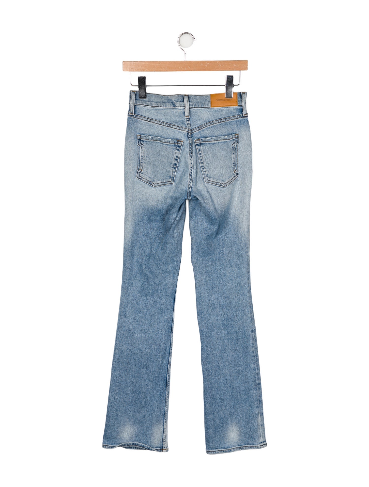 Cotton Citizen Mid-Rise Straight Leg Jeans