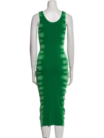 Cotton Citizen Tie-Dye Print Midi Length Dress