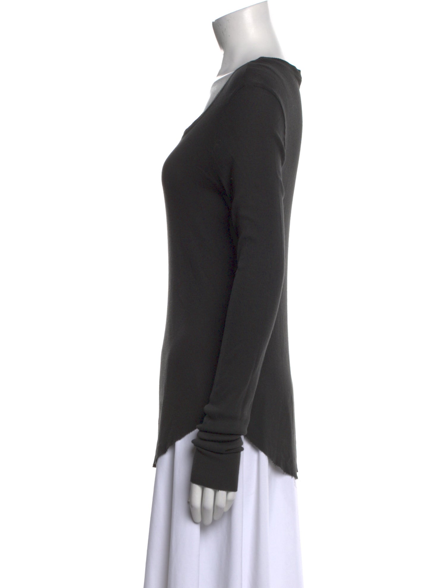 Cotton Citizen Scoop Neck Long Sleeve T-Shirt