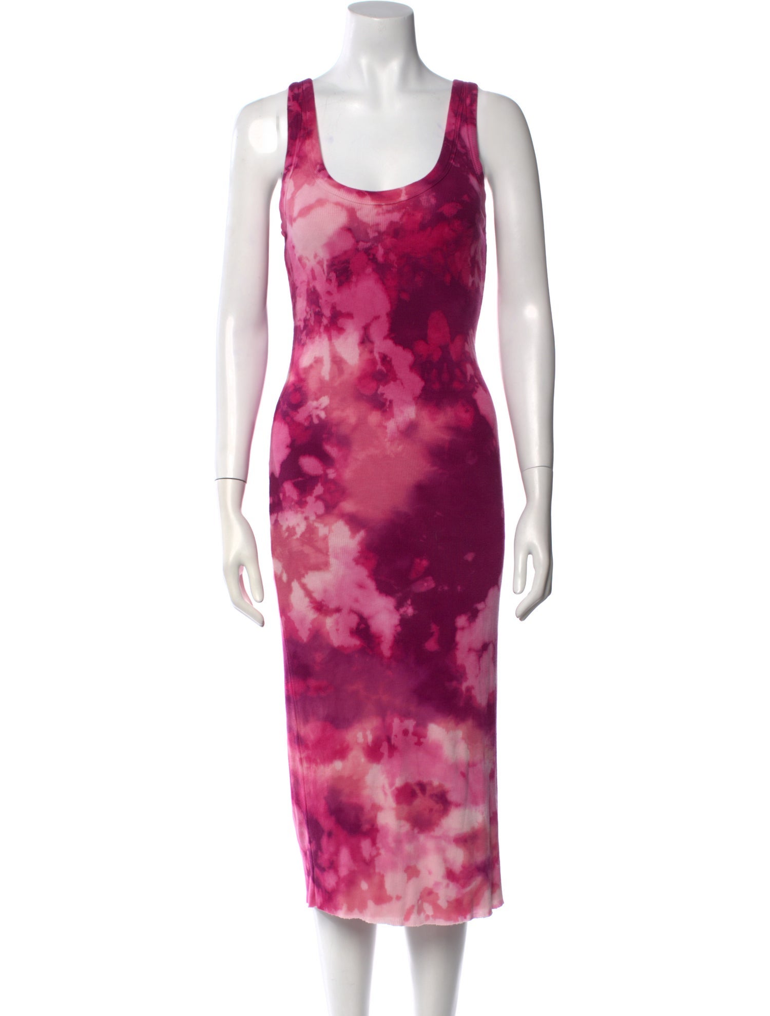 Cotton Citizen Tie-Dye Print Midi Length Dress