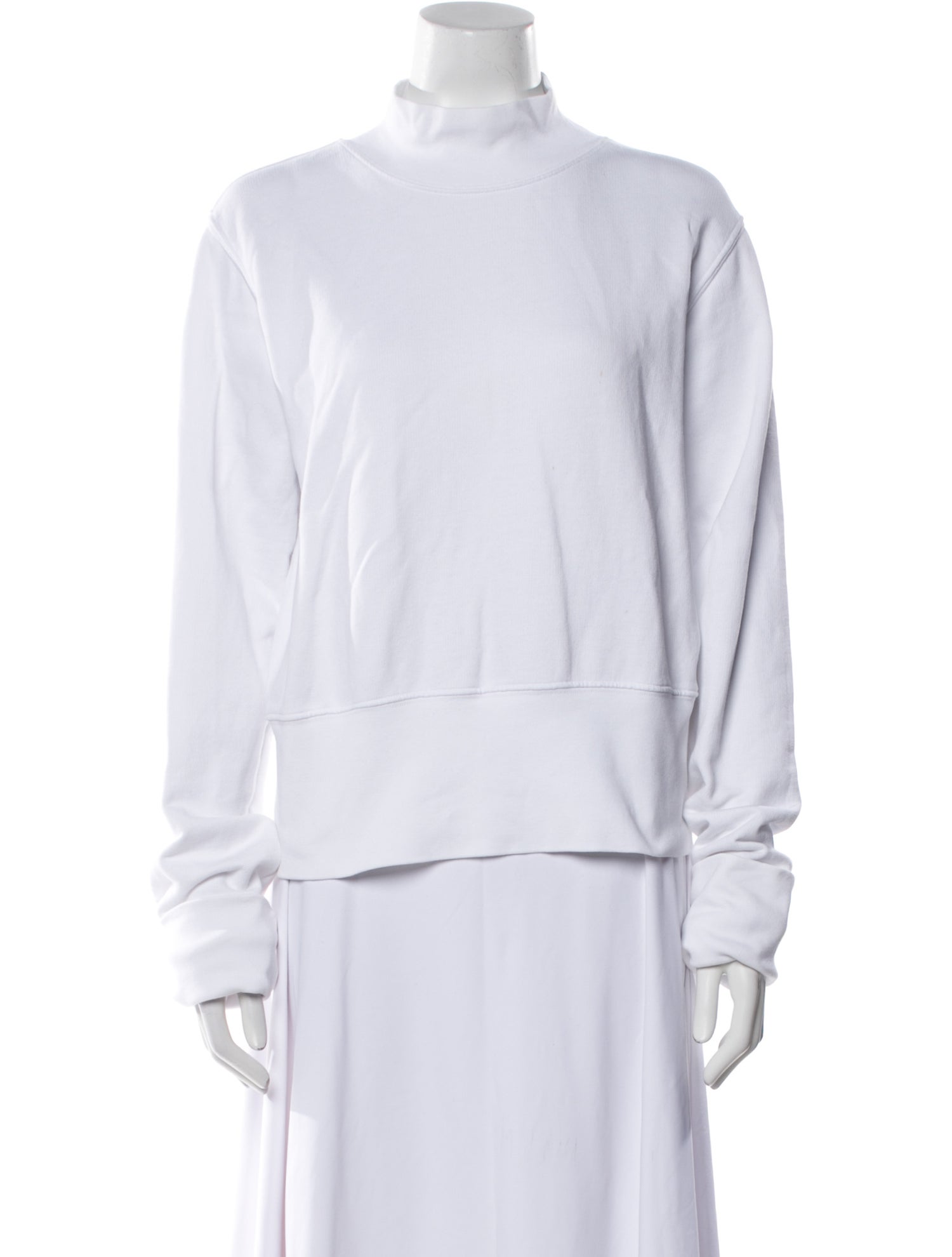 Cotton Citizen Mock Neck Long Sleeve Sweatshirt
