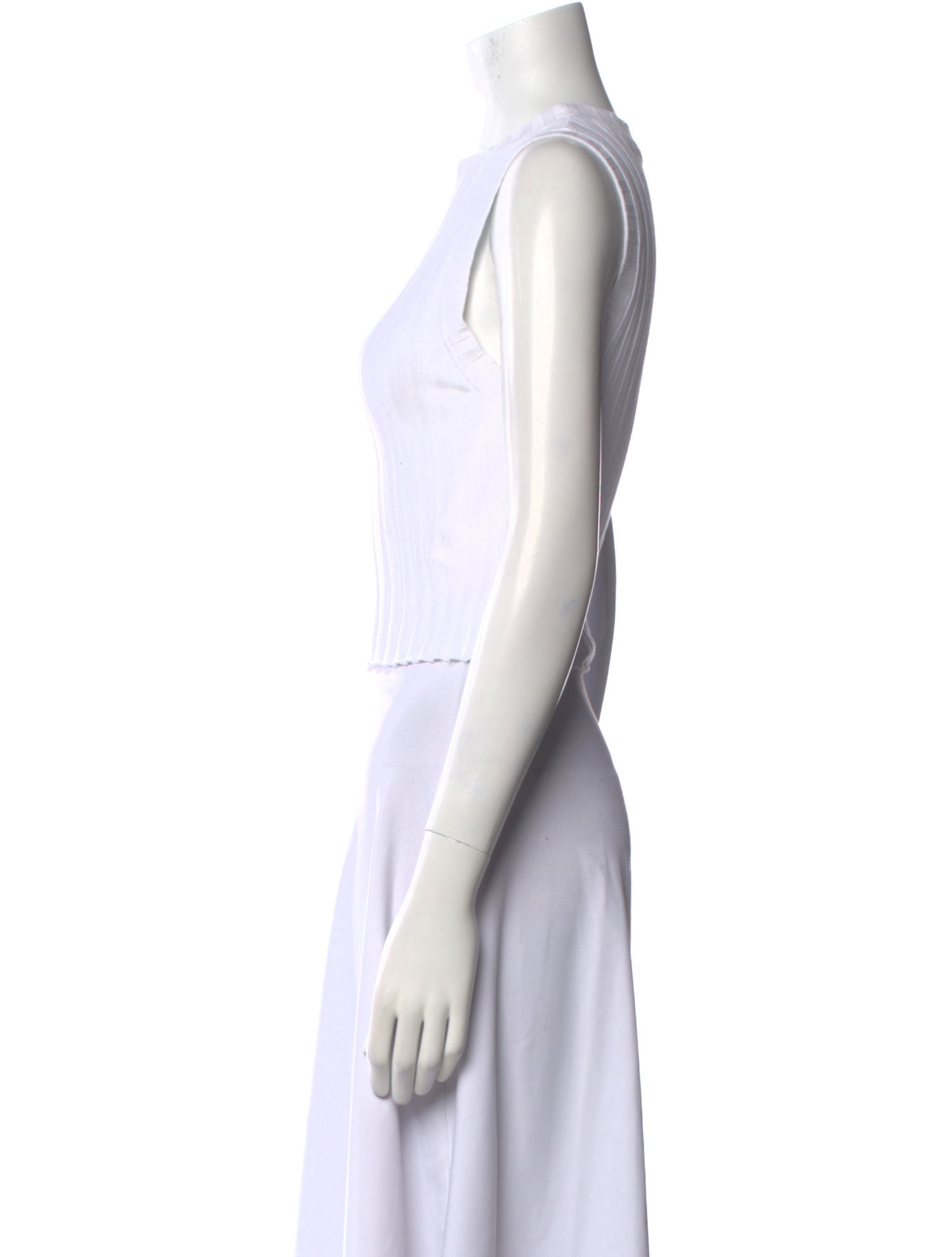 Cotton Citizen Crew Neck Sleeveless Crop Top