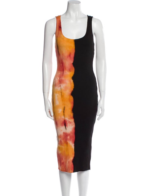 Cotton Citizen Printed Midi Length Dress