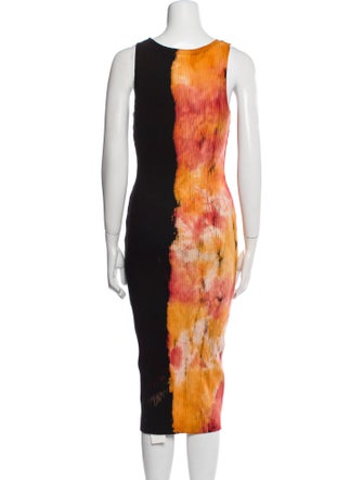 Cotton Citizen Printed Midi Length Dress