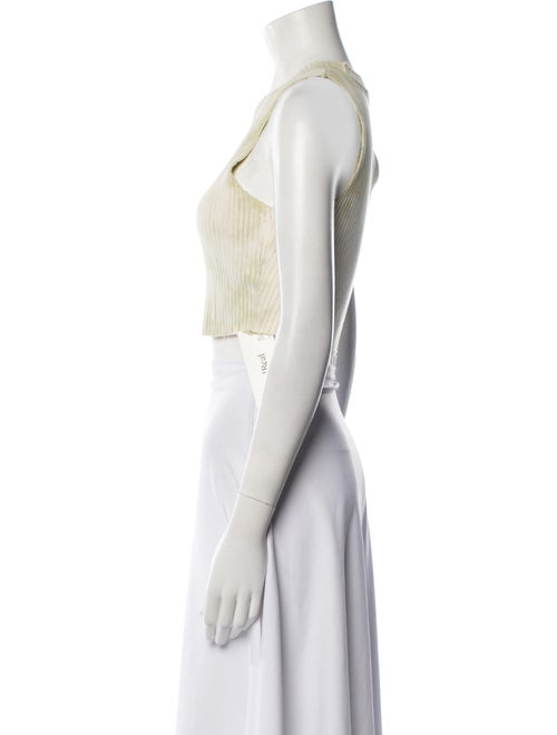 Cotton Citizen Printed Scoop Neck Crop Top