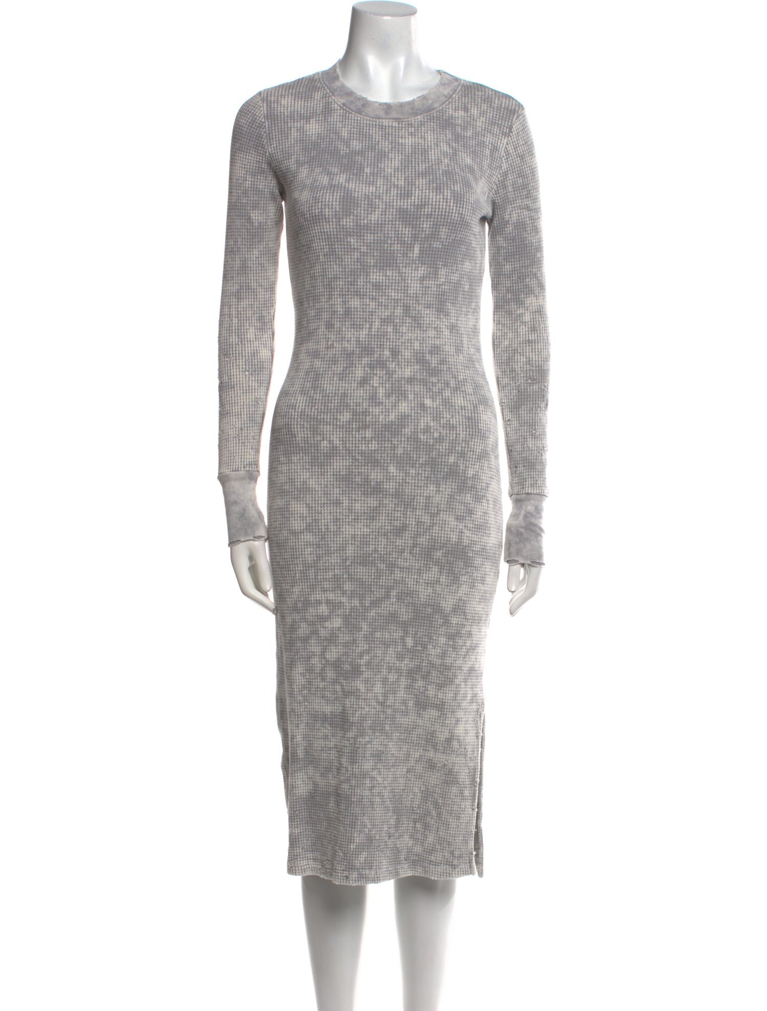 Cotton Citizen Tie-Dye Print Midi Length Dress