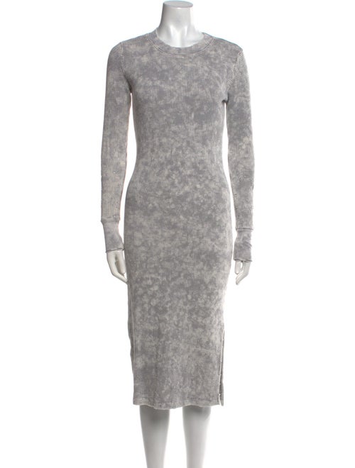 Cotton Citizen Tie-Dye Print Midi Length Dress