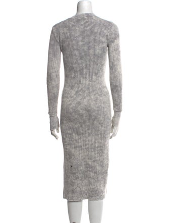 Cotton Citizen Tie-Dye Print Midi Length Dress