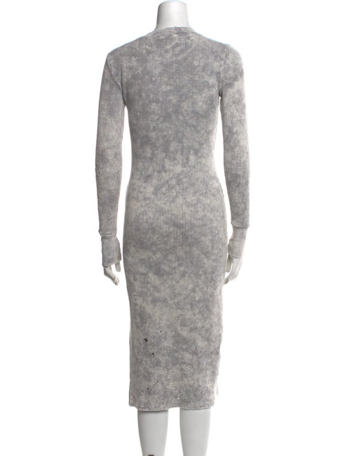 Cotton Citizen Tie-Dye Print Midi Length Dress