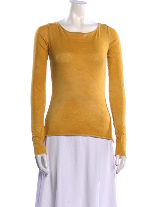 Cotton Citizen Scoop Neck Long Sleeve Top