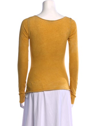 Cotton Citizen Scoop Neck Long Sleeve Top
