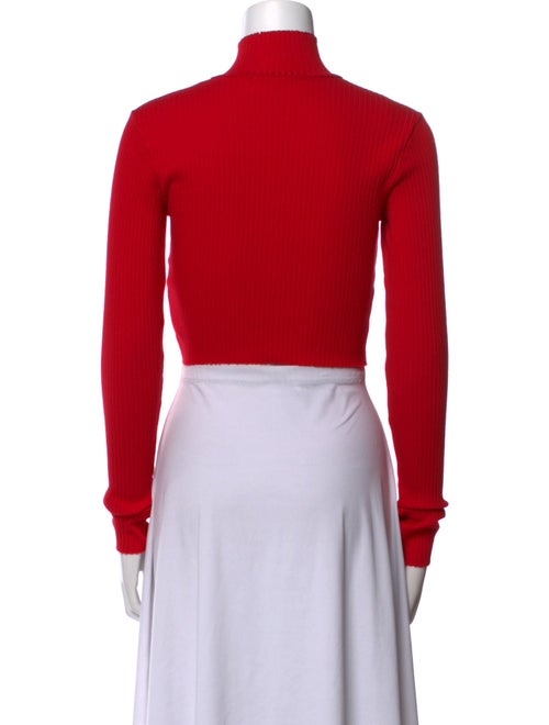 Cotton Citizen Mock Neck Long Sleeve Crop Top