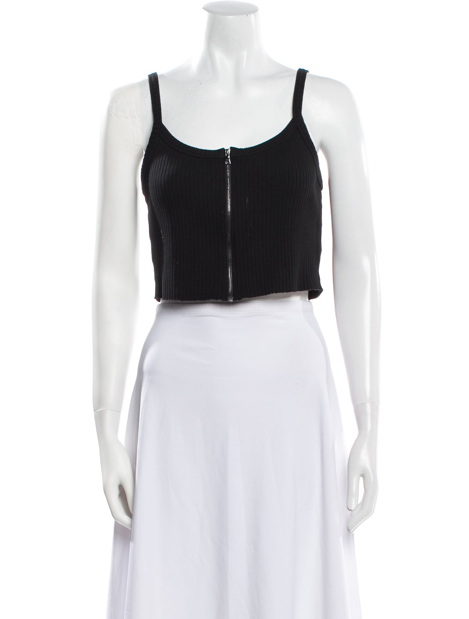 Cotton Citizen Scoop Neck Sleeveless Crop Top