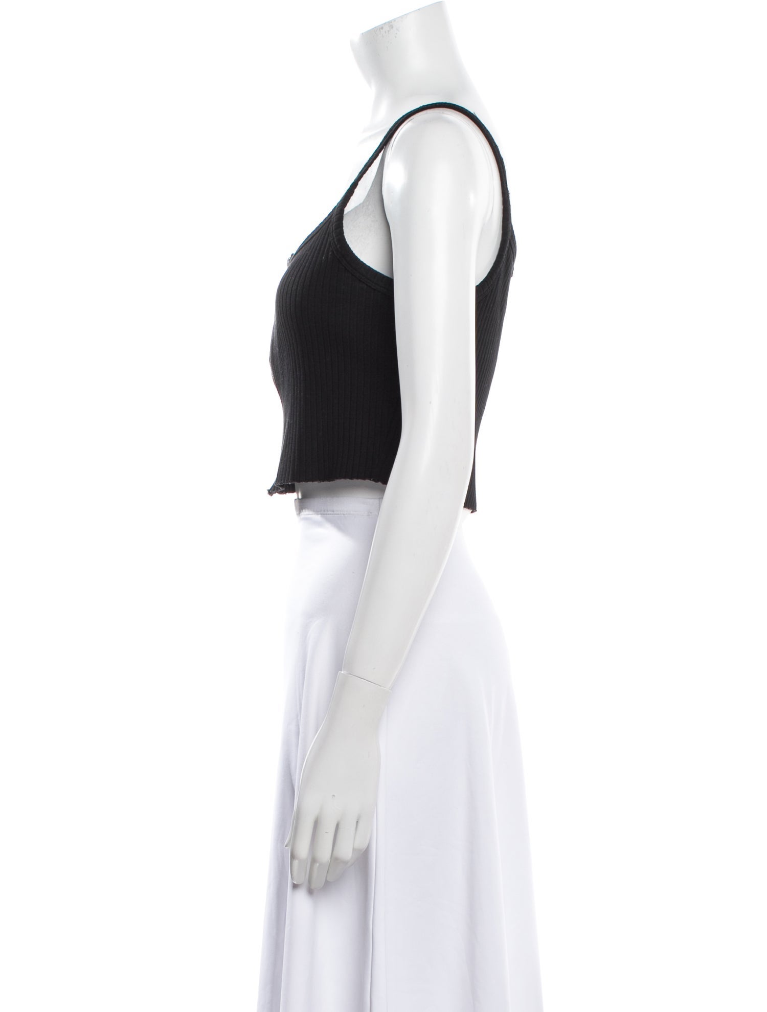Cotton Citizen Scoop Neck Sleeveless Crop Top
