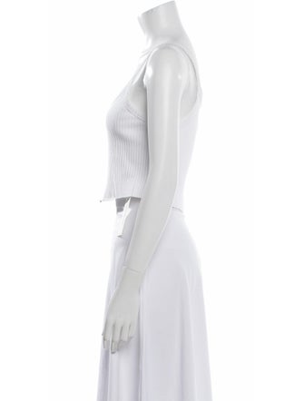 Cotton Citizen Square Neckline Sleeveless Crop Top