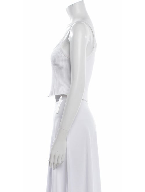 Cotton Citizen Square Neckline Sleeveless Crop Top