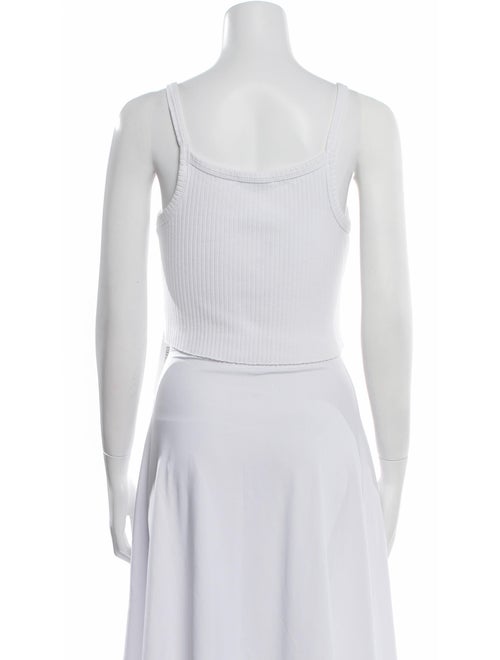 Cotton Citizen Square Neckline Sleeveless Crop Top